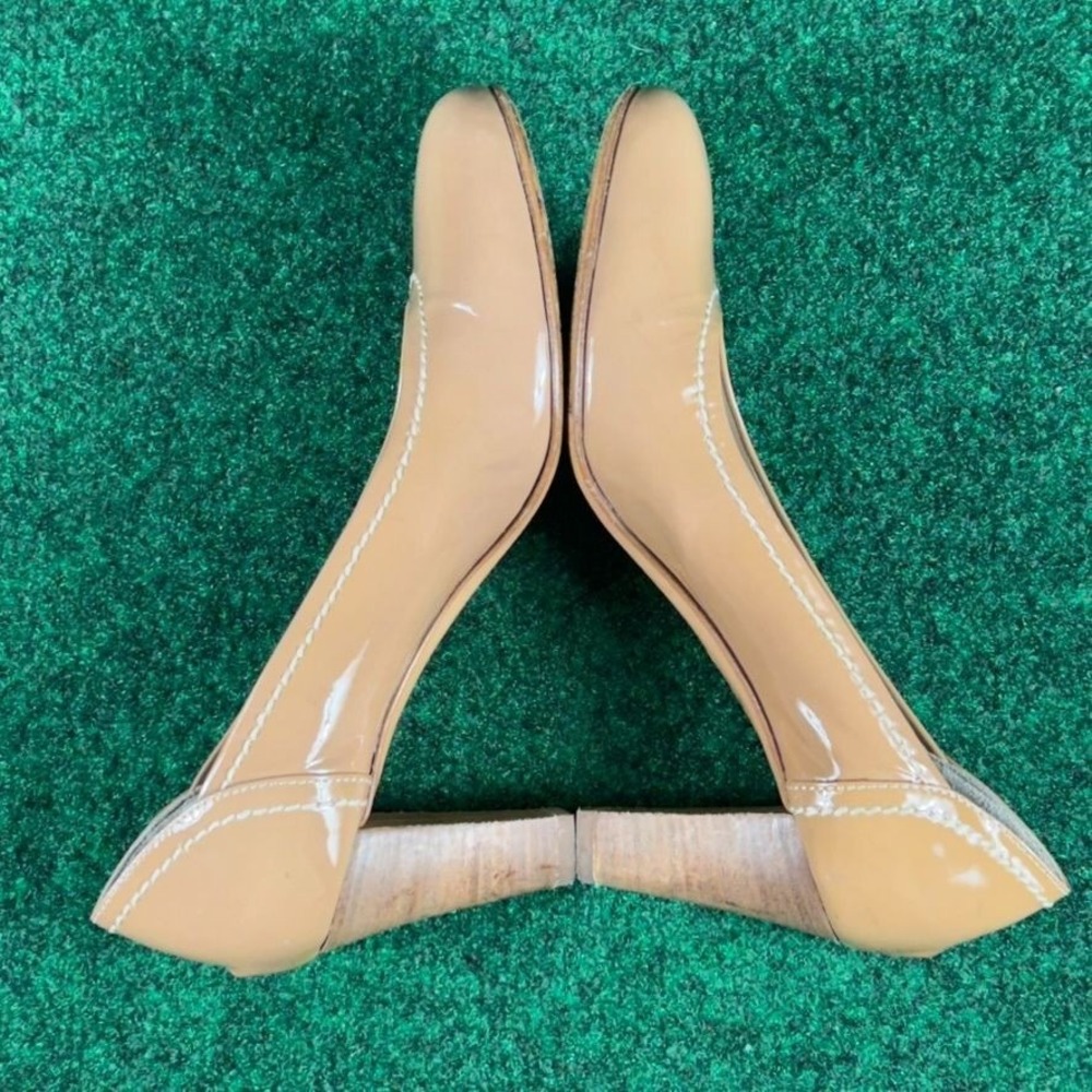 AGL Attilio Giusti‎ Leombruni Beige Leather Pump Heels Italy Made Women 8 (38) - Picture 8 of 12